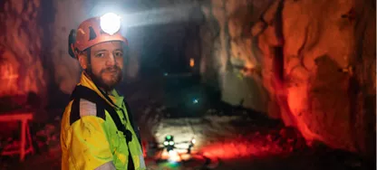 Bild på utbildningen Bergsäker – en utbildning om bergmekanik och bergvett i underjordsgruva