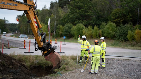 Bild på bakgrund av Trygg väg