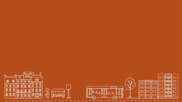 Bild på bakgrund av Trygg buss