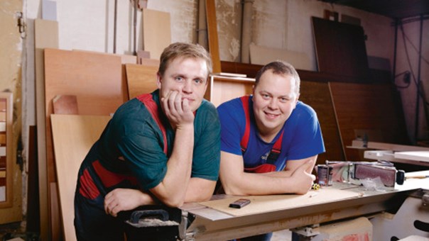 Bild på bakgrund av Maskinkörkortet