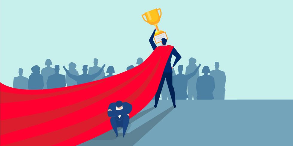 Illustration imposter syndrome