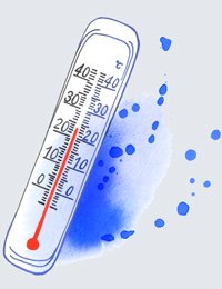 Illustration termometer