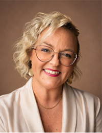 Teresa Dahlström, vice ordförande i Stamningsförbundet och legitimerad logoped.