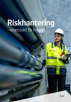 Bild på bakgrund av Riskhantering – arbetssätt för industrin